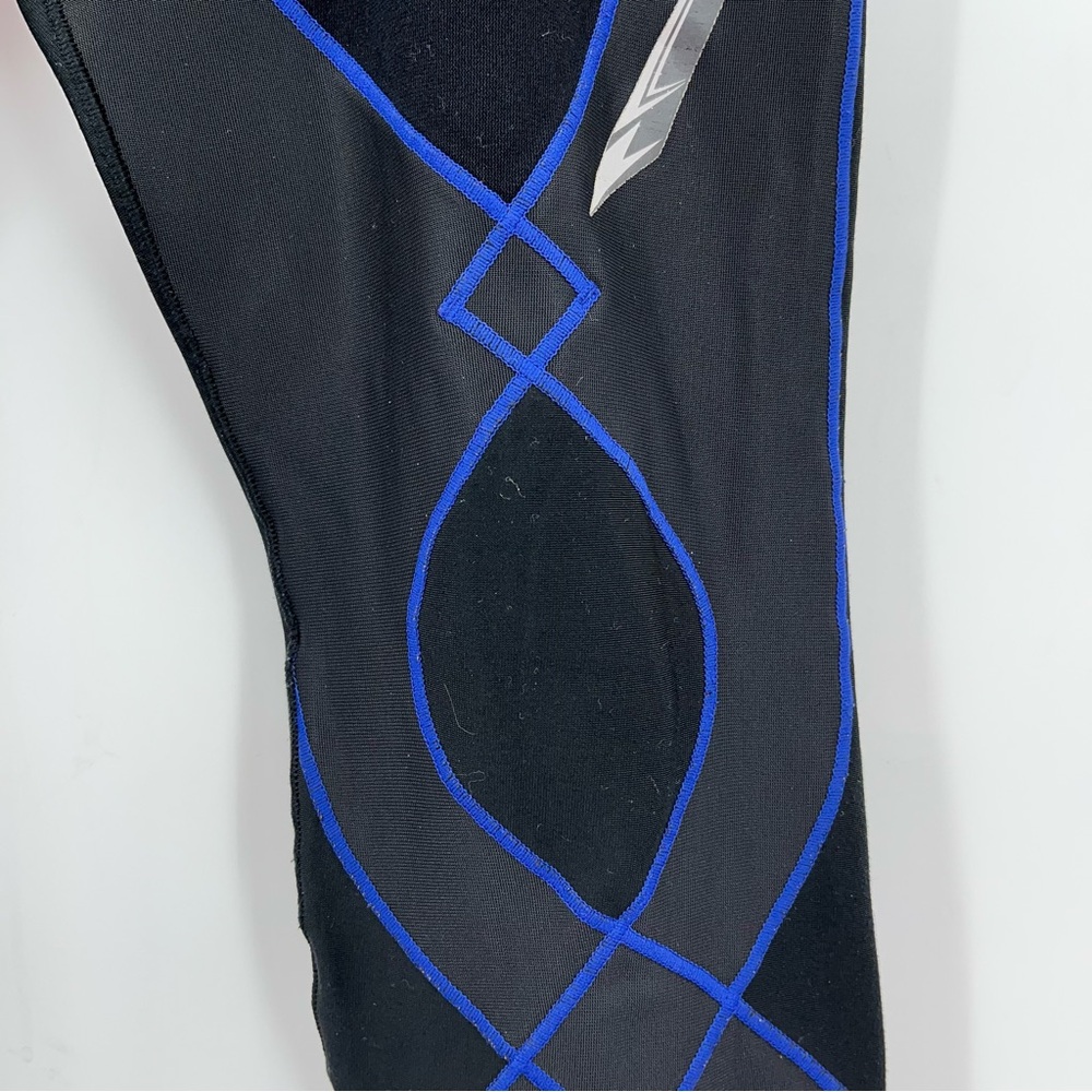 CW-X Stabilx M compression tights legging 0365 running black blue trim black - Picture 4 of 12